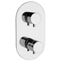 Built-in Thermostatic 3-Way Shower Diverter, Rough-In Valve Included